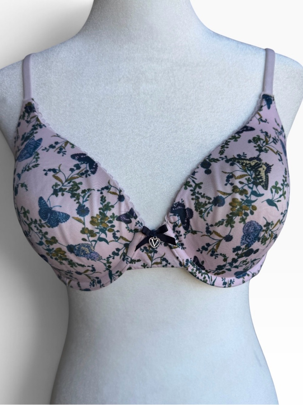 Victoria’s Secret Body by Victoria Floral Butterfly Underwire Bra 34C